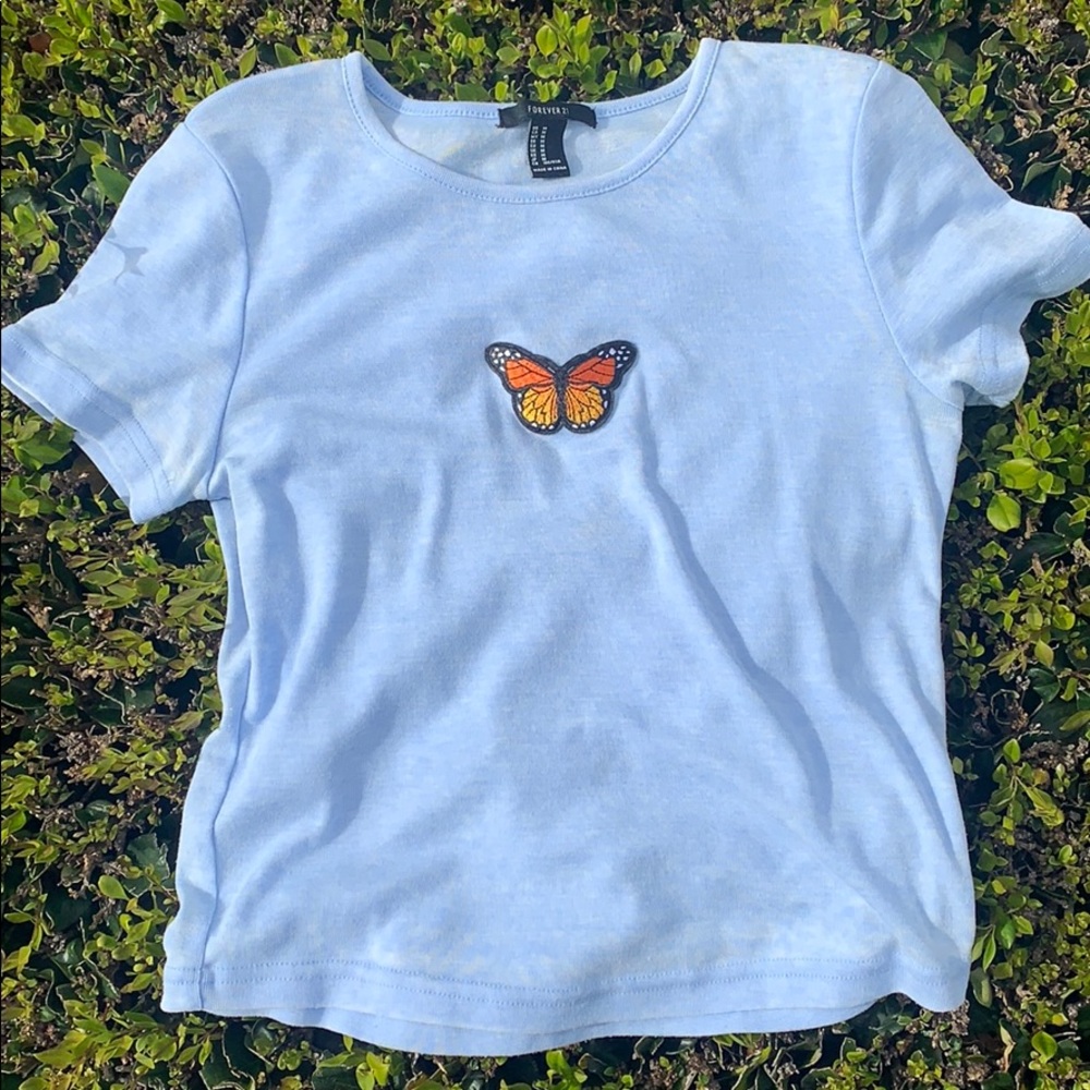 Custom butterfly tee